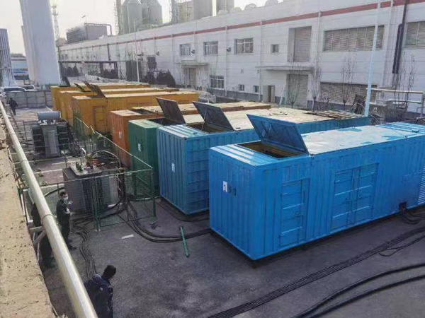 阜新柴油发电机出租案例展示